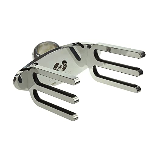 Krypt Towers Origin OWT Wakeboard Tower Racks for Boat, 6061 Aluminum Tines, Kneeboard, Ski, Wakesurf, Sizes 1 3/4, 1 7/8, 2, 2 1/4, 2 3/8, 2 1/2, Polished or Black (Wakeboard Rack Polished)