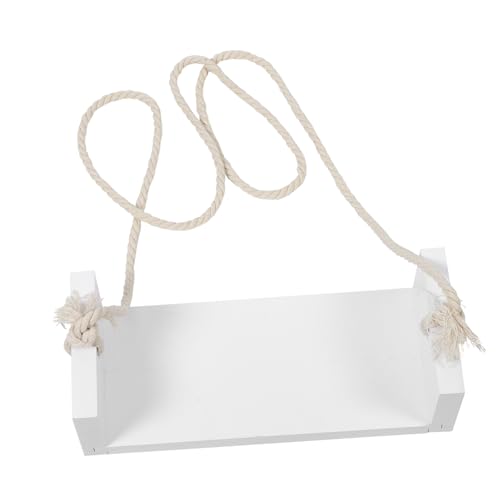 GARVALON Newborn Photography Prop Wooden Swing for Sturdy Construction for