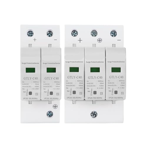 GTRIC�A2P/3P DC SPD �T�[�W�ی�f�o�C�X 500V-1000V 40KA/60KA �ƌ݊������� - ���z�����d��d���A���X�^�[ & Din ���[���p�d���v���e�N�^�[(3P,600V 20-40KA)