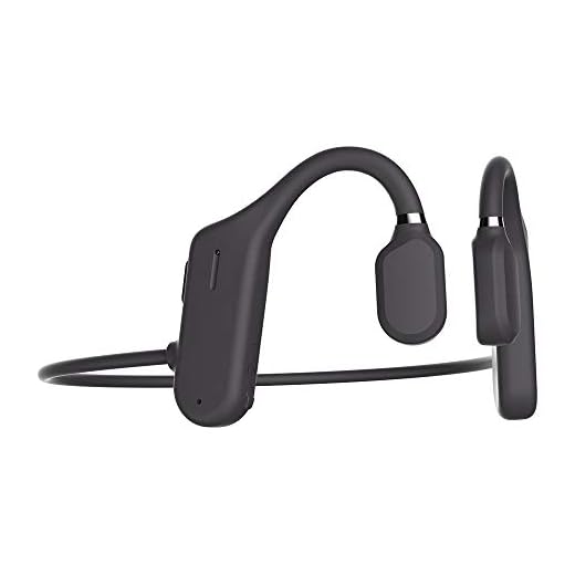 AS Open Ear Headphones with Mic,Bluetooth Sport Headset Waterproof IPX5 Ultra-Lightweight 6D Sound HD Phone Call