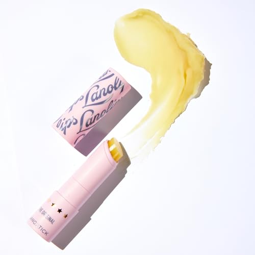 Lanolips Lanostick - Moisturizing Lanolin Lip Balm Stick for Dry, Cracked Lips - Moisturizer with Lanolin, Castor Oil, Jojoba Oil, Shea Butter for Hydration (3.3g / 0.116oz)