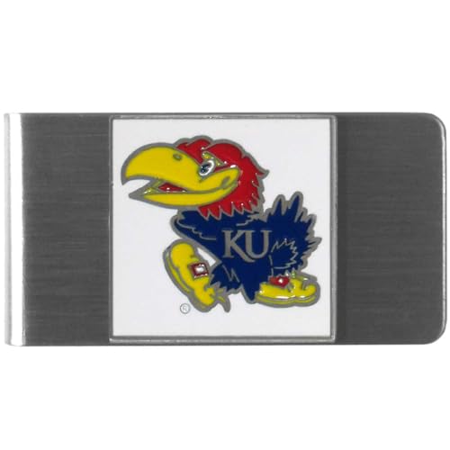 NCAA Siskiyou Sports Mens Kansas Jayhawks Steel Money Clip One Size Team Color
