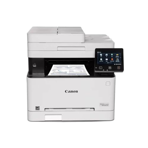 Canon imageCLASS MF656Cdw - All-in-One Wireless Duplex Color Laser Printer with Copier, Scanner, Fax, Auto Document Feeder, Mobile Ready, 22 PPM (White, Renewed)