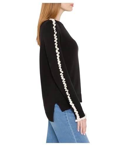 Image of NIC+ZOE Ruffled Down Sweater