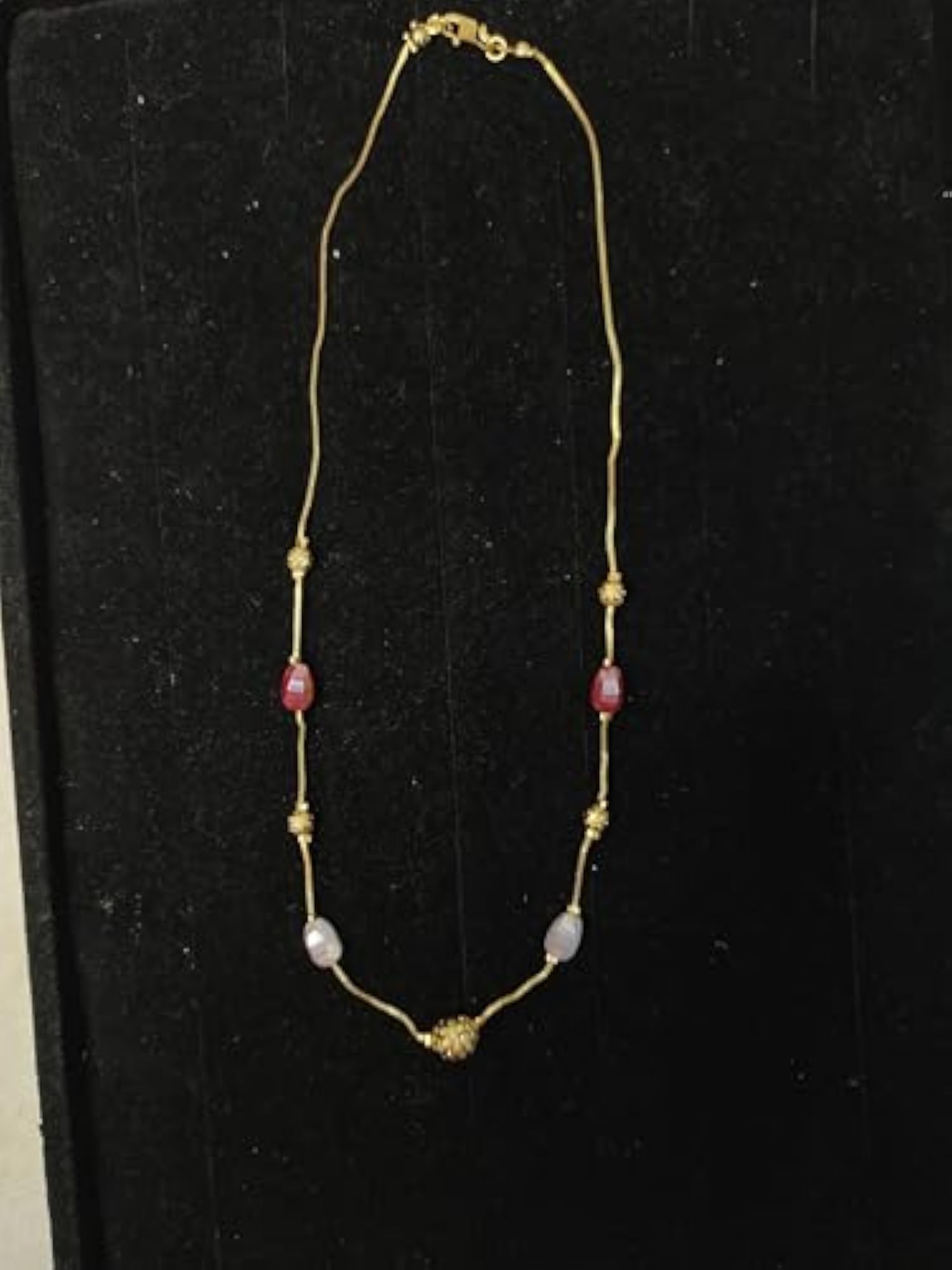 Women's Gold-Plated Minimalist Box Chain Necklace, Daily Wear