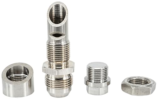 Image of Exhaust Vacuum Fitting Universal Stainless Steel E-VAC Scavenger Kit T304 SS E-VAC Fitting
