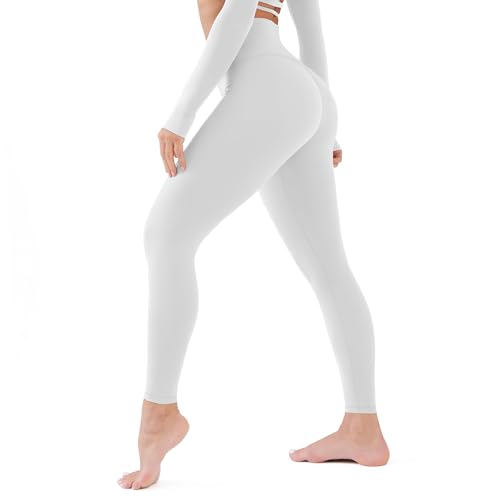CHARMKING High Waisted Leggings for Women No Front Seam Soft Tummy Control Pants Non See Through Workout Yoga Pants