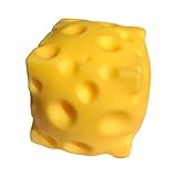 Divertissement ludique : Le jouet sensoriel à malaxer arbore une apparence amusante sur le thème du fromage avec des trous détaillés, offrant une double fonctionnalité en tant qu'objet de manipulation interactive et de décoration de bureau attrayante pour favoriser la détente et améliorer l'ambiance du lieu de travail.