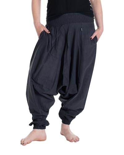 Vishes - Alternative Bekleidung - Lange Unisex Baumwoll Haremshose...