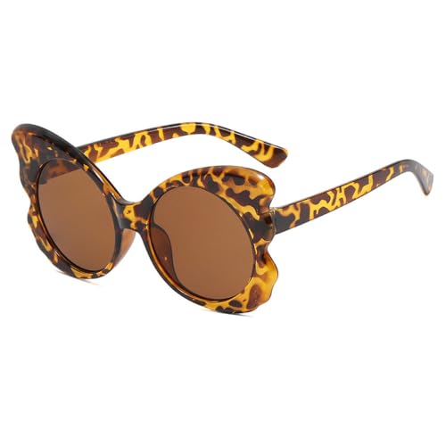 Lunettes de soleil papillon pour femme vintage et rondes