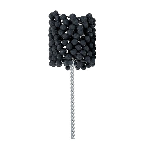 Image of Cylinder Hone, 240 Grit Silicon Carbide, 3 inch (76.2mm) Diameter Ball Hone | for Hole Diameters 2 7 /8 inch - 3 inch, Cylinder Engine Sanding Brush for Mild Steel, Stainless Steel and Cast Iron