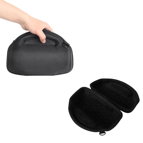 XBERSTAR Hard Case for JBL Charge 6 Speaker Carrying Case Travel Protective Bag with Shoulder Strap (All Black)