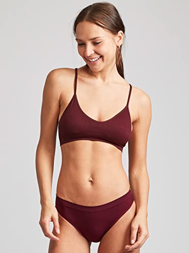 Kalon Women’s 4 Pack Racerback Sports Bralette Seamless Wireless Comfort Bra