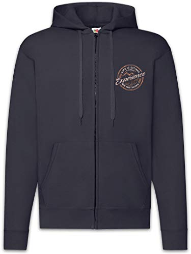 Sweat à capuche homme zippé Urban Backwoods veste sweat à message inspirant noir