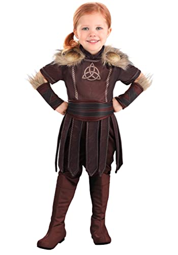 Disfraz Vikingo Victorioso para Niñas Pequeñas