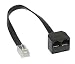 Produktbild InLine ISDN Verteiler - 1x RJ45 St an 2X RJ45 Bu - mit Kabel - ohne Endwiderstände - 15cm (3 Stück)
