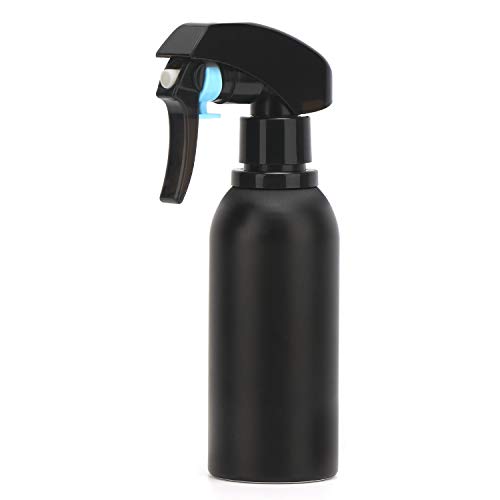 Hair Styling Spray Bottle, Suream 6oz Fine Mist Spray Bottle for Barber Hairdresser, Anti-spilling Empty Refillable Plastic Water Misting Bottle for Hairstyling Hair Salon Barbershop Home Uses