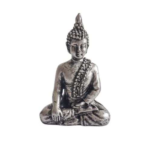 ZEN&TAO Miniature Buddha Statue for Tabletop Terrarium Zen Garden, Fairy Garden, Bonsai Tree Decoration (Design A)