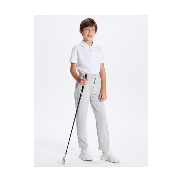 DEVOROPA Golf Pants Flat Front Dress Athletic Casual Pants Chino - Image 5