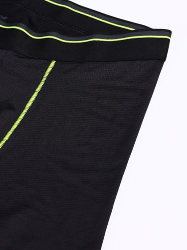 Image of TECHNOSPORT Men's Colorblock Trunks Underwear with ElastoLITE 4 Way Stretch Lightweight Breathable Moisture Wicking Soft Anti Odour Anti Microbial UPF 50+ Comfort Fit Boxer Briefs Innerwear for Men