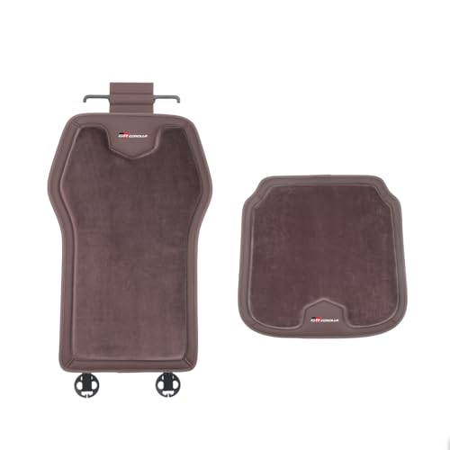 GR カローラ 適用 カーシート カバー フランネル生地 厚型 クッション 車用 冬 シートカバーセット GR カローラ 14系 RZ グレード 対応 車 暖かい 座布団 お尻クッション 運転席 助手席 前座席用 後部座席用 汚れ防止 カー用品 保温 内装