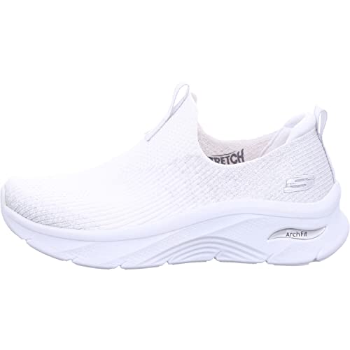 Skechers Skechers Women's Relaxed Fit Arch Fit D'Lux - Glimmer Dust - White - US 9