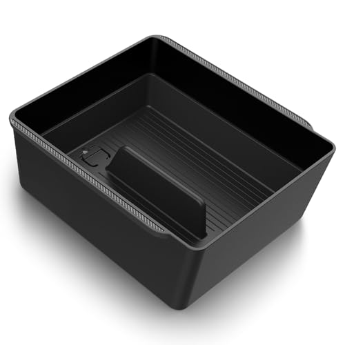 Spigen Tesla Model Y 2025 Juniper Model 3 Highland 2024 2025 Armlehnen Konsole Organizer Entworfen für Model Y Juniper 2025 und Model 3 Highland 2024 2025 Zubehör - Carbon Edition