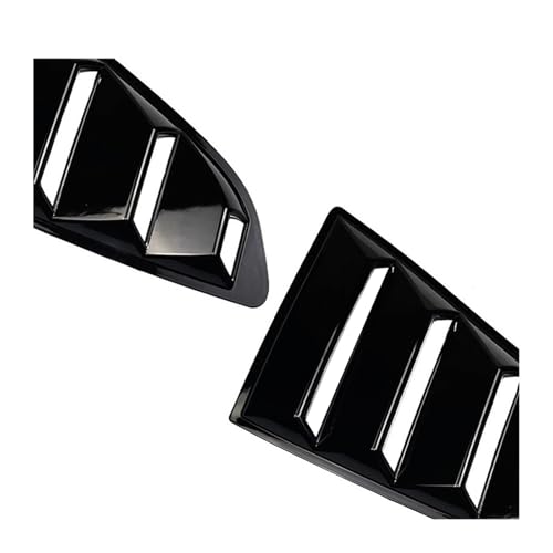 Aileron arrière de fenêtre en finition noire mate pour Ford Mustang