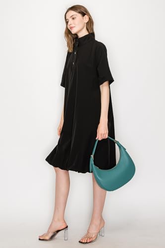 Image of FashionPuzzle Elegant Crescent Shoulder Bag Underarm Purse