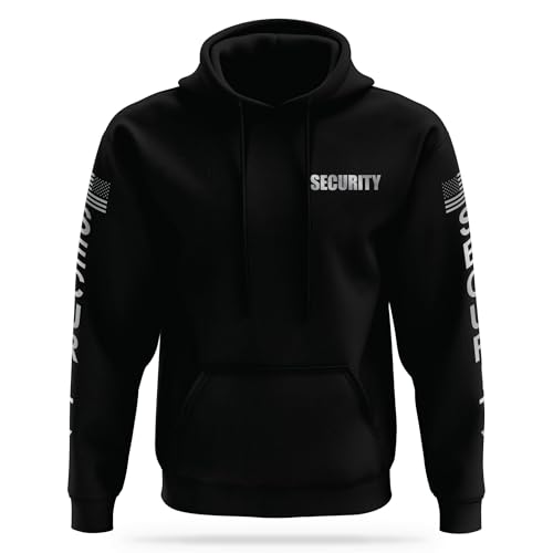 SECURITY Reflective Performance Hoodie - High Visibility Safety Apparel - 100% Polyester Quick Dry Comfort.