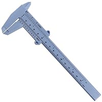 Messschieber 150 Mm – Kunststoff/Stahl, Metrisch & Zoll – Für Außen-, Innen- & Tiefenmessung – Weiß