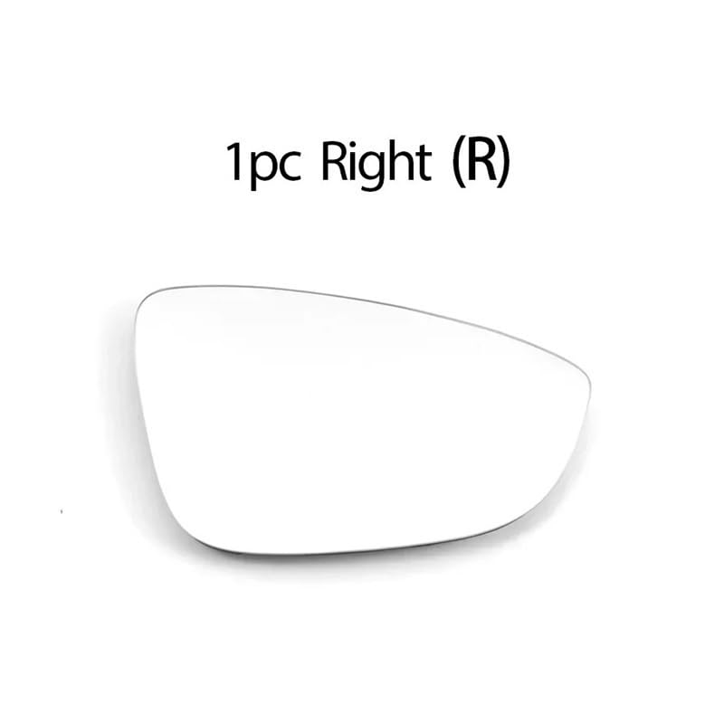 Miroir glace de rétroviseur pour Scirocco CC EOS pièce de rechange vitre aile latérale - 2