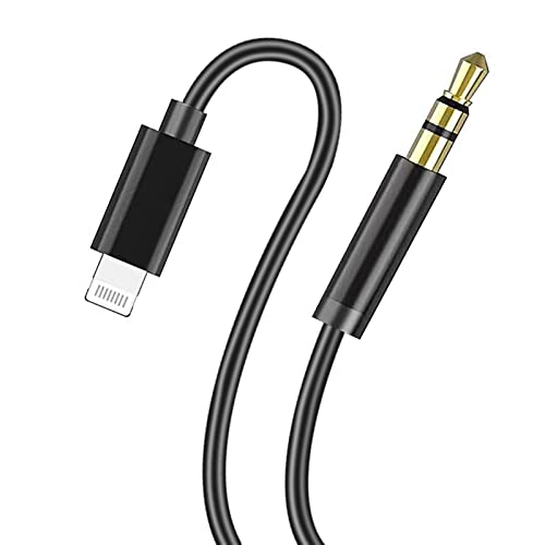 (Apple Mfi Certified) Iphone Aux Cord For Car Audio,Lightning To 3.5Mm Audio Cable Compatible With Iphone 13/12/11/Xr/Xs/X/8/7/6 Plus/Se 2,Ipad For Car Home Stereo,Speaker,Headphone,Support All Ios #TOP8