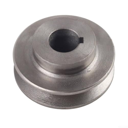 Industrial Grade V-Belt Drive Pulley Single Slot Cast Iron Motor Wheel Shaft Component for Power Tools Air Compressor Mechanical Equipment(20x70)