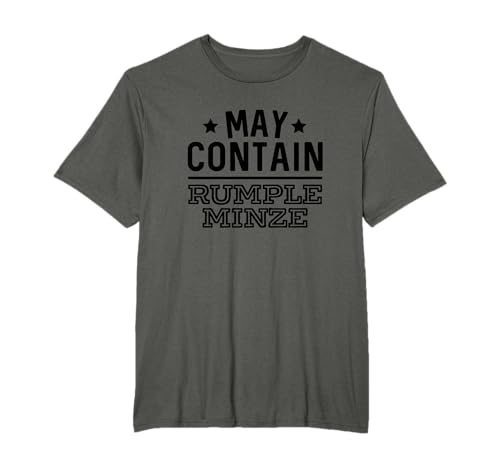 May Contain Rumple Minze Funny Alcohol Bar Crawl T-Shirt