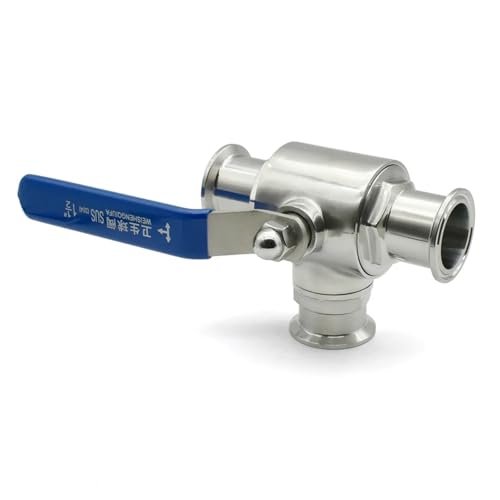 Vanne trois voies T-port ferrule 50.5 pour modifier un circuit de brasserie