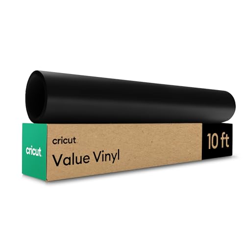 Cricut® Value Removable Vinyl, Black (12 In X 10 Ft)