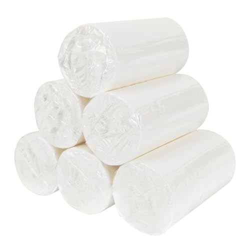 Daxilonyz Portable Pack Travel Toilet Paper 6 Rolls Individually Wrapped for Camping Everyday Outdoor Trips Use (6 White)