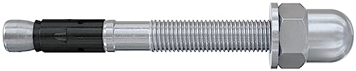 fischer Bolzenanker mit Hutmutter FAZ II Plus 10/10 gvz, Schwerlastanker für Befestigungen schwerer Lasten mit Nutzungsdauer über 120 Jahre, Seismik- & ETA-Zulassung, Montage ohne Bohrlochreinigung