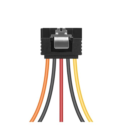 Cable Extensor de Alimentación SATA 15 Pin 6 Unidades miniatura 3