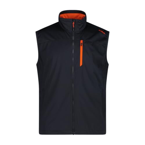 Veste CMP anthracite randonnée montagne gilet chaud orange homme