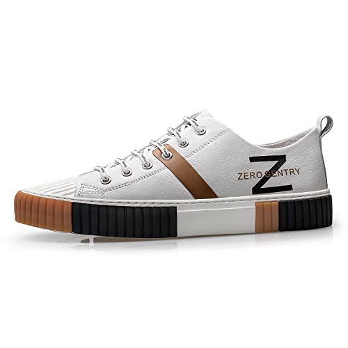 Image of ZRO Men's Leather Sneakers, Casual and Fashion Shoes for Men'S03300