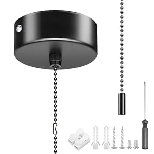 Wuisolqp CBP119 Chrom Badezimmer Zugschalter