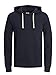 Jack & Jones Homme Jjeholmen Hood Noos Sweat Shirt Capuche, Bleu (Navy Blazer Fit:reg Fit), XL EU