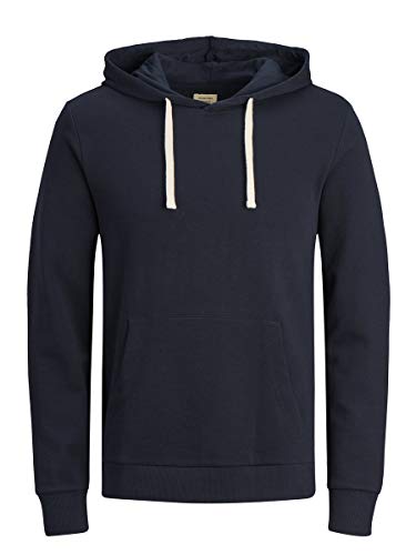 Sudadera de hombre Jack & Jones de algodón, cómoda y con estilo en color azul marino