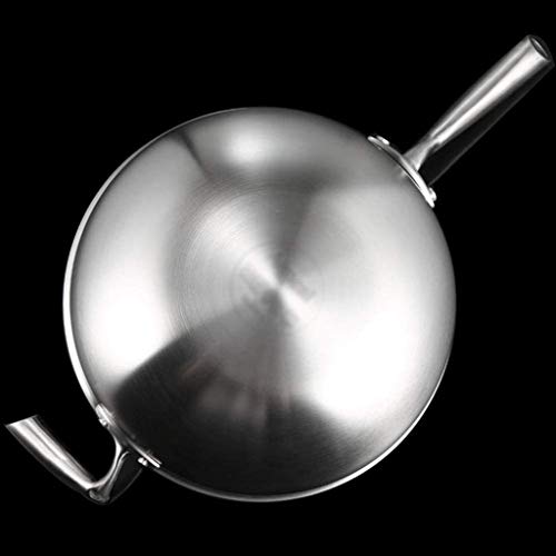 Wok de Acero Inoxidable con Tapa y Mango miniatura 4