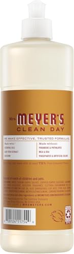 Image of Mrs. MEYER'S CLEAN DAY Liquid Dish Soap 3 Pack Variety, Acorn Spice, Apple Cider, Fall Leaves, 16 OZ Each, 1 CT