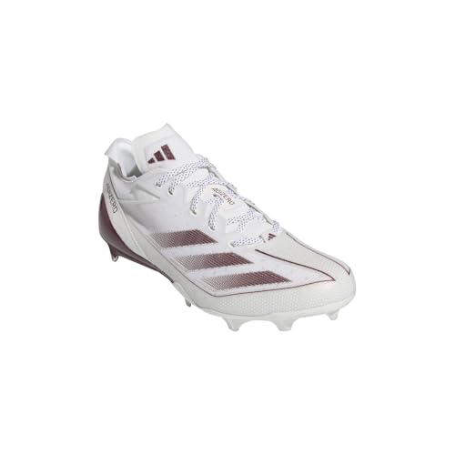 adidas Mens Adizero Electric Football Sneakers Shoes - Red, White - Size 10.5 M2