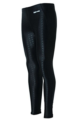 Mens Water Sports Swimsuit Long Pants Dive Skin Uv Protective Swimwear Sea Diving Surfing Trunks - 3Xl - Black (Black Stripe) #TOP1