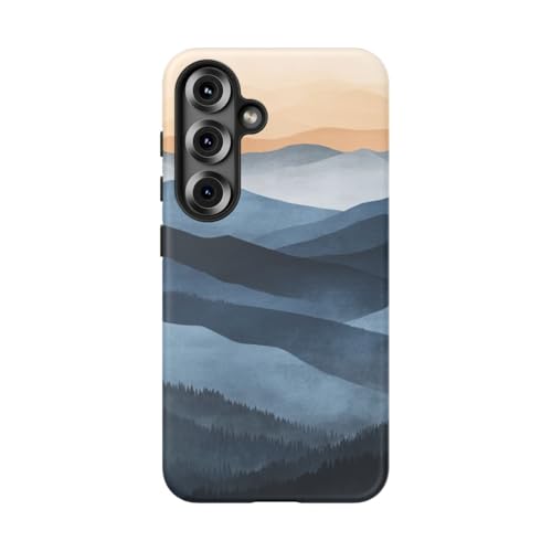 Coque Samsung S25 paysage de montagne pour éviter traces et chocs